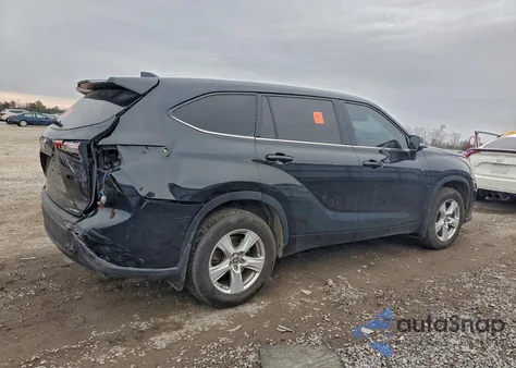 2021 Toyota Highlander L z USA, uszkodzony, nr VIN 5TDBZRBH5MS549816